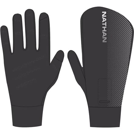 Convertibele reflecterende handschoenen Nathan HyperNight