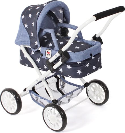 Bayer Chic 2000 - Kleine Poppenwagen Smarty - Stars Navy