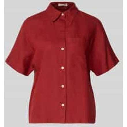 relaxed fit blouse van puur linnen
