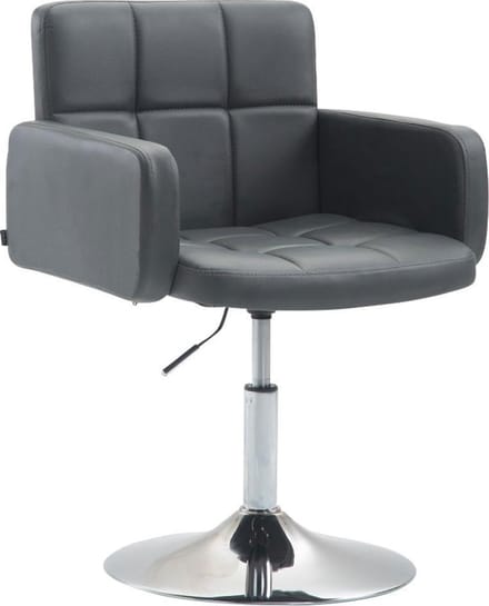 CLP Los Angeles Loungestoel - Fauteuil - Kunstleer - grijs