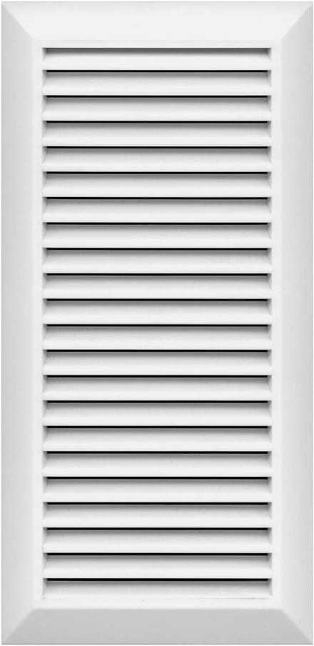 Afsluitrooster Ventilatie Wit 110 x 270 mm met Insectenbescherming