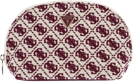 GUESS Cosmetische tas Dome Cosmetic Pouch Merlot Veelkleurig