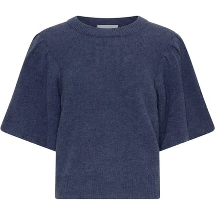 MSCH Copenhagen Mschjinie Hope 2/4 Pullover Tops & T-shirts Dames - Shirt - Blauw - Maat M/L