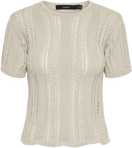 VERO MODA - VMNORA SS O-NECK TOP POP - Dames - Gebreide truien