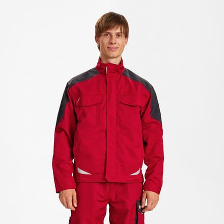 Engel Galaxy Light werkjack 1290-880 - Tomato Red / Anthracite Grey - L