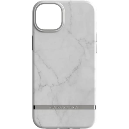 Richmond & Finch Wit Marmer iPhone 14 Cover