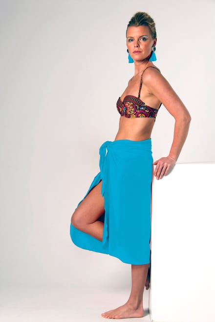 Donne del Sole - Pareo Pia- Omslagdoek - Turquoise