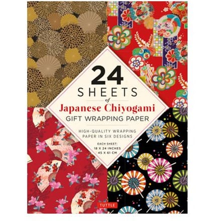 Chiyogami Patterns Gift Wrapping Paper - 24 Sheets