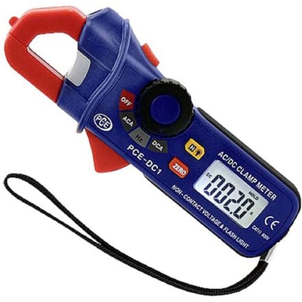 PCE Instruments PCE-DC1 Stroomtang Digitaal Incl. spanningstester CAT II 600 V