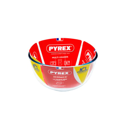 PYREX - Prepware Mengkom - Borosilicaatglas - 2l - Transparant