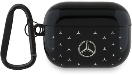 Mercedes-Benz Airpods Pro 2 Case - Stars Pattern Small - Black