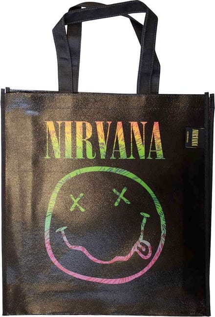 Nirvana - Sorbet Ray Happy Face Schoudertas - Zwart