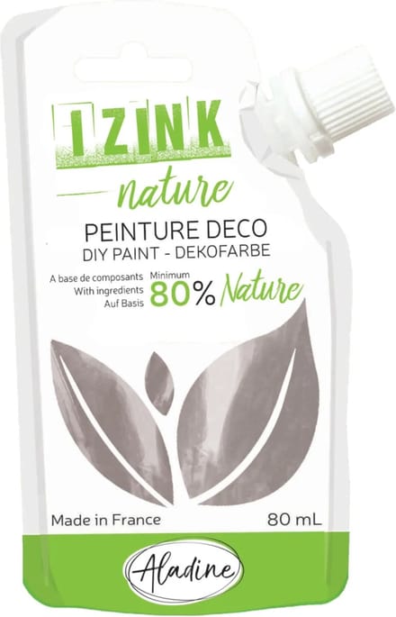 Aladine Izink Nature Decoverf 80 ml Zilver