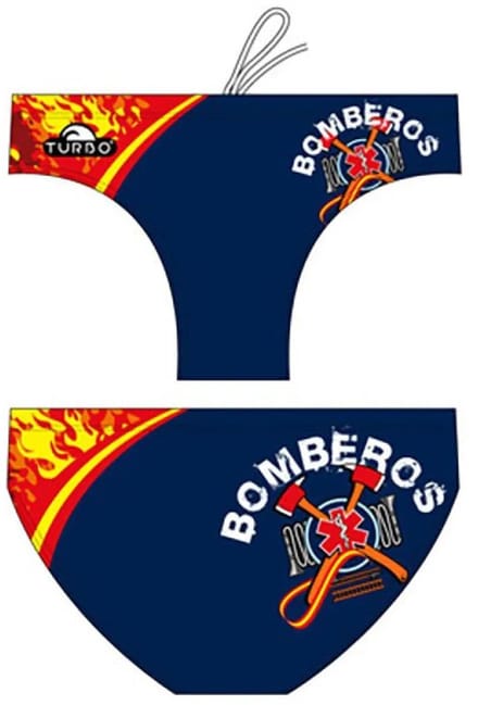 Turbo Spain Firefighters Zwemslip Blauw L Man