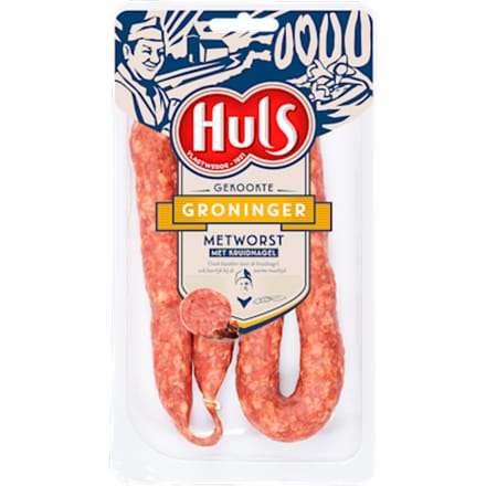 Groninger metworst 2 stuks