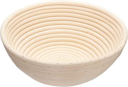 Ronde Rijsmand van Rotan 22 cm - Ideaal voor Brood Bakken