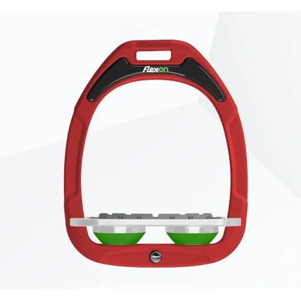 Plat Grip Rode/Grijze/Groene Gelschoenen Flex-On Green Composite