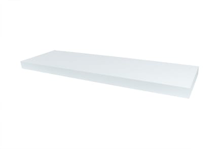 Wovar Zwevende Wandplank 60 x 24 cm Wit | Per Stuk