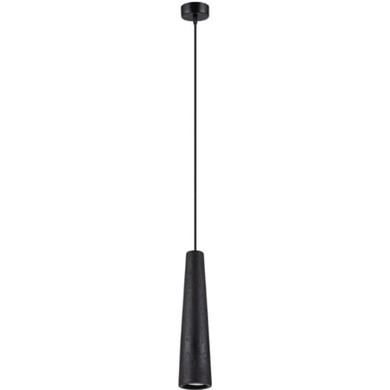 Sollux Lighting Hanglamp Electra - GU10 - zwart - concreet - 125x8x8cm