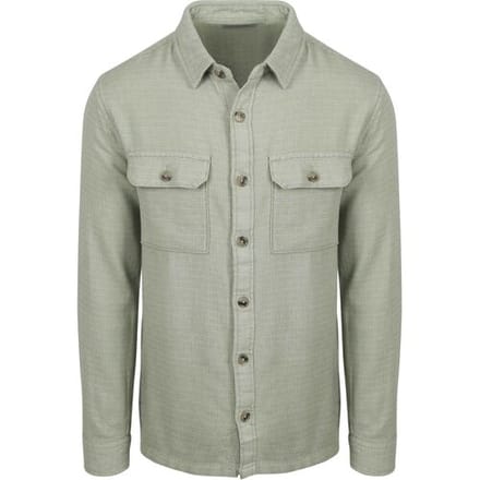 Suitable Overshirt Structure Groen - Maat XXL - Heren