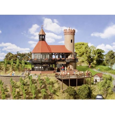 Faller Restaurant Schlossberg Modelbouwdecoratie