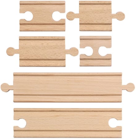 Eichhorn Train Tracks Tracks Expansion Set 6 pcs.
