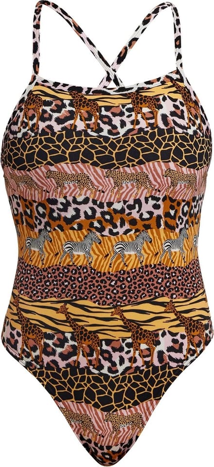 Zoo Life Tie me tight one piece - Dames | Funkita | Maat 12
