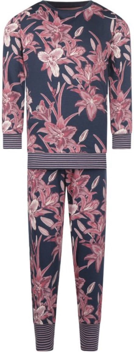 Charlie Choe - Meisjes - Pyjama - Lounge set - Blauw - Lelie - Maat 74/80