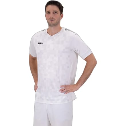 Jako Pixel Shirt Korte Mouw Heren - Wit | Maat: L