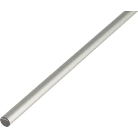 Alberts Vierkante Buis - Aluminium Zilver - 5x5mm 2m