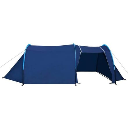 vidaXL - Tent - 4-persoons - marineblauw - en - lichtblauw
