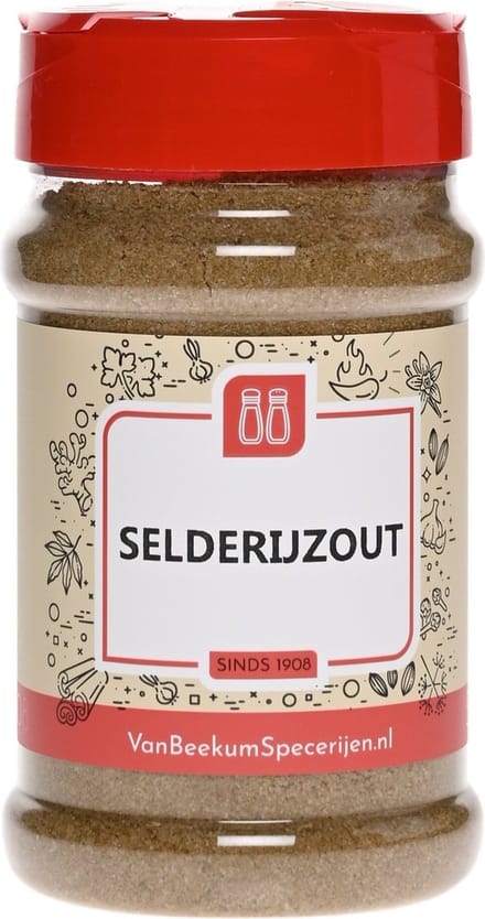 Van Beekum Specerijen - Selderijzout - Strooibus 300 Gram