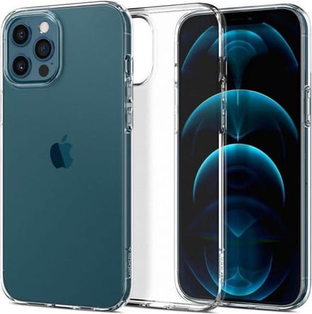 Spigen Crystal Flex Apple iPhone 12 Pro Max Hoesje Transparant Roze