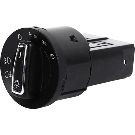 Automatische Koplamp Schakelaar 18D941431 Chroom Auto Koplamp Sensor en Schakelaar voor Caddy 2004 tot 2011 black