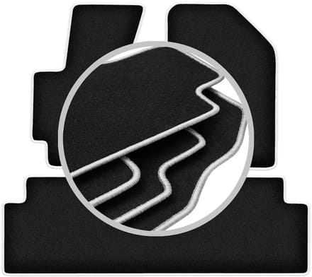 CARLUX-SILVER automatten voor: Kia Soul II minivan (2013-)