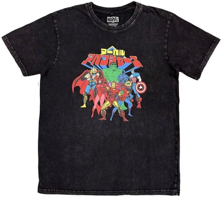 Marvel The Avengers - Japanese Heren Tshirt - M - Zwart