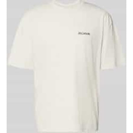 Oversized T-shirt met labelprint model 'Miles'