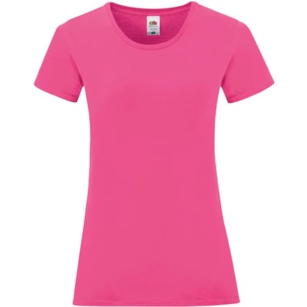 Dames-T-shirt Fruit of the Loom Iconic 150