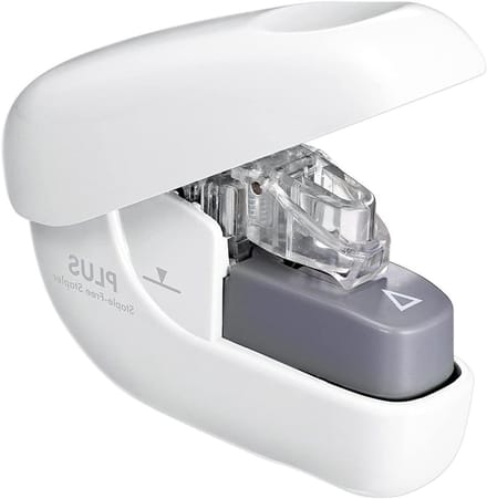 Een naaldloze nietmachine Paper clinch WH SL106N bluex1 van Plus