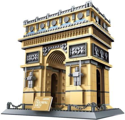 DIY Architectuur Bouwblok Set – Model van de Arc de Triomphe – WANGE 5223 – Bouwstenen voor Kinderen & Volwassenen