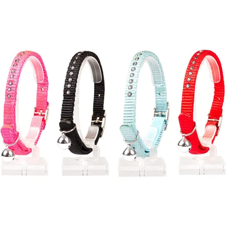 Duvo+ Kattenhalsband Diamanten Nylon 20-30cm / 10mm
