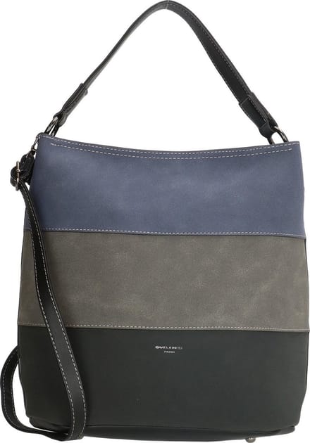 David Jones Hand & Omhang Schoudertas Buidel Tas Gestreept