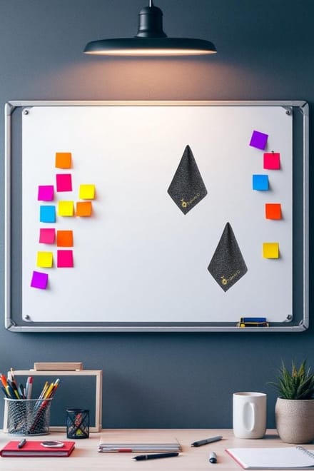 Whiteboard Wisser Doeken – 12 Stuks – Zwart – Professor Q – 30x30 cm – Microvezel – Magnetisch