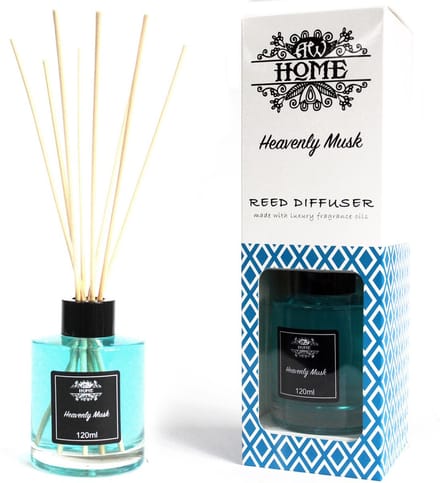AW Geurstokjes - Hemelse Musk - 120ml - Aromatische Riet Diffuser - Aromatherapie
