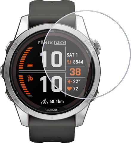 Screenprotector geschikt voor Garmin Fenix 7S / Fenix 7S Solar / Fenix 7S Pro Solar / 7S Sapphire / 7S Pro Sapphire / 7S Sapphire / 7S Pro Sapphire - Folie Screen Protector