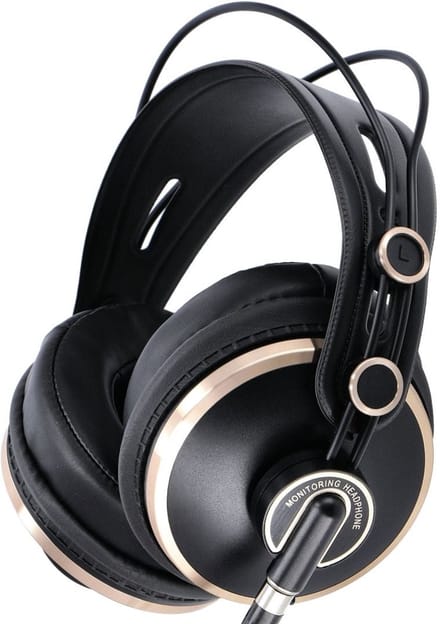 Studio hoofdtelefoon - incl. kabels en hardcase - Devine PRO 5000 - Zwart