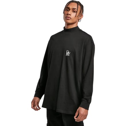 Urban Classics Longsleeve shirt -XS- Prayor Turtleneck Zwart