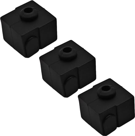 Ender 3 V3 SE sokken zwart 3 stuks hittebestendig silicone beschermende sock voor 3D printer