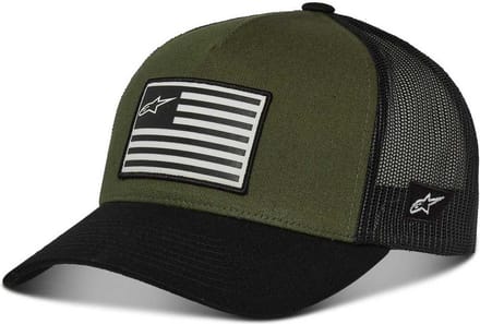 Alpinestars Flag Snapback Pet Groen,Zwart