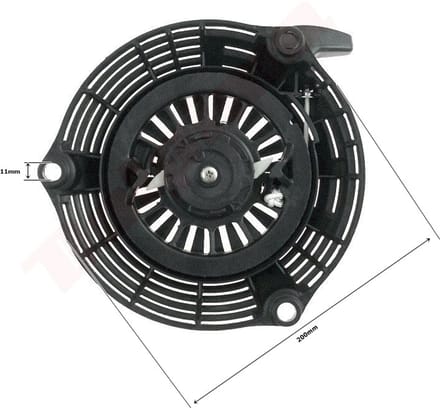 Trekstarter passend op HONDA GCV190 ( 28400-Z0Y-013ZA ) BLACK